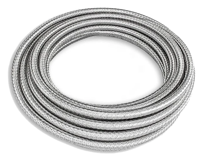 AN10 12,7mm (1/2") przewód PTFE teflonowy w stalowym oplocie