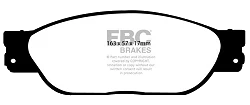 DP41220R Klocki hamulcowe YELLOWSTUFF EBC Brakes Ford Thunderbird Jaguar Lincoln LS Ford Thunderbird Jaguar S-Type Lincoln LS SType