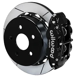 Wilwood 140-18075 Forged Narrow Superlite 4R Big Brake Rear Brake Kit For OE Parking Brake 13.5 Black