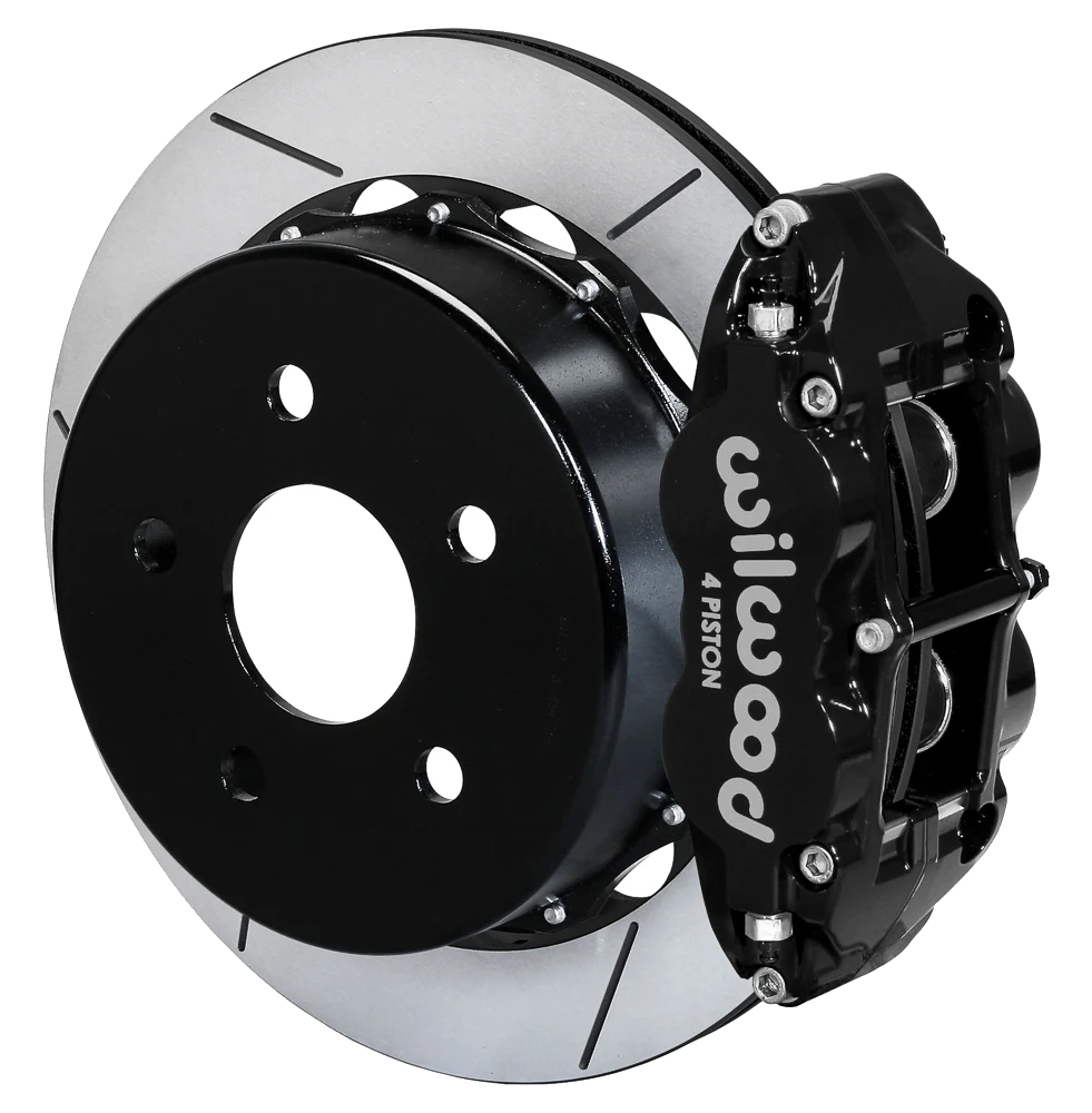 Wilwood 140-18075 Forged Narrow Superlite 4R Big Brake Rear Brake Kit For OE Parking Brake 13.5 Black