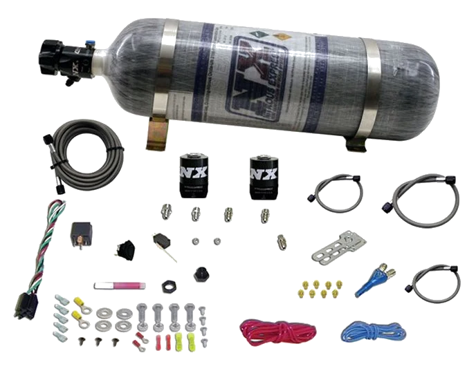 EFI Single Nozzle System with 12Lb Composite Bottle for Ford (35-50-75-100-150 Hp) Nitrous Express NX 20922-12