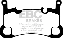 DP42380R Klocki hamulcowe YELLOWSTUFF EBC Brakes Porsche Cayenne Coupe Porsche Cayenne 3rd Gen Cayenne Coupe Cayenne 9YA