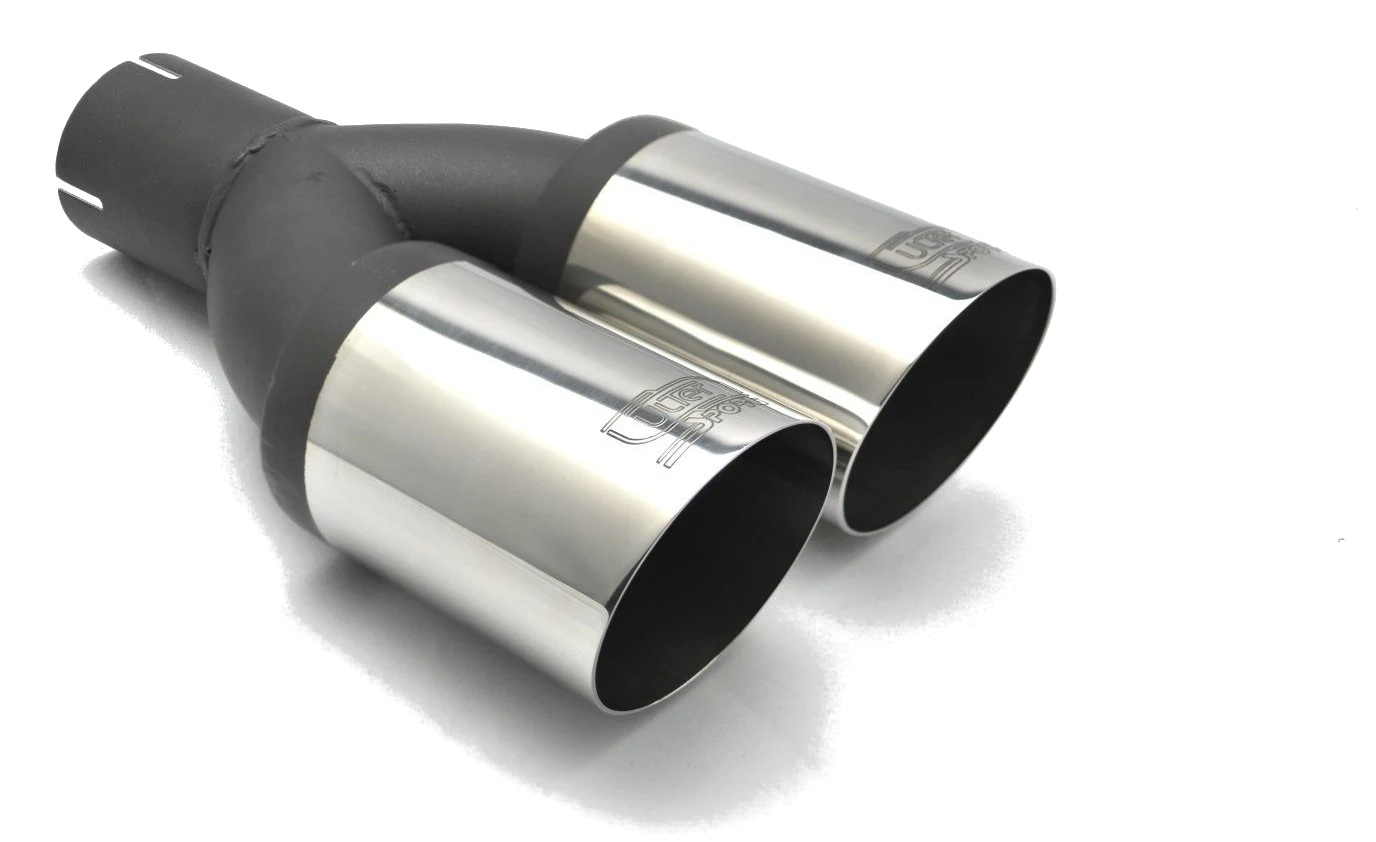 Uniwersalna końcówka tłumika okrągła 80mm długość 210mm średnica montażowa 50mm - N2-08-1*/50