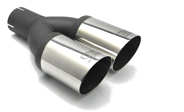 Uniwersalna końcówka tłumika okrągła 80mm długość 210mm średnica montażowa 50mm - N2-08-1*/50