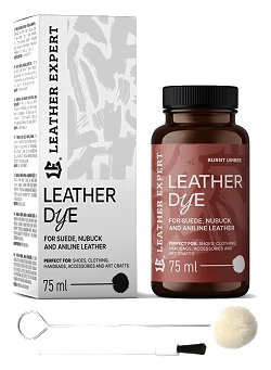 Leather Expert Leather Dye farba do zamszu nubuku aniliny - Burnt Umber palona umbra 75ml