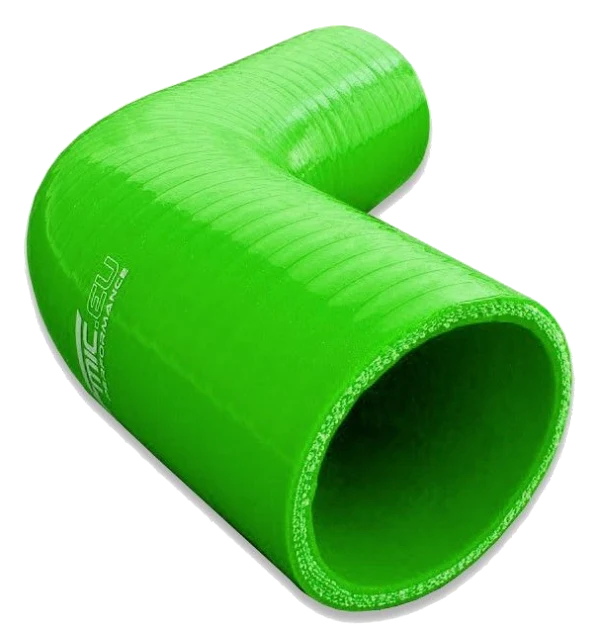 Silikonowe kolanko redukcyjne 67' 57/70mm Zielony - 006757/70-G