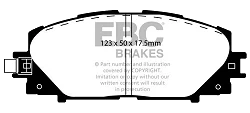 DP1817 Klocki hamulcowe ULTIMAX2 EBC Brakes Daihatsu Charade Toyota Yaris XP90 KSP90 JT