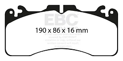 DP51867NDX Klocki hamulcowe BLUESTUFF NDX EBC Brakes Lexus LS460 XF40 Sport Lexus GS-F LS460 RC-F GSF RCF LS460 Sport
