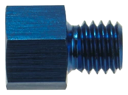 M10x1.0 - 1/8 NPT  Końcowka prosta adapter redukcyjny żeńsko męski Niebieski