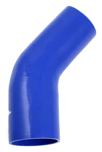 Wąż silikonowy niebieski 45 stopni 3 - 3,5" (76 - 89mm)