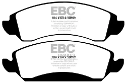 DP61830 Klocki hamulcowe GREENSTUFF EBC Brakes Cadillac Escalade Escalade ESV Chevrolet Avalanche Tahoe 2WD Tahoe 4WD GMC Yukon/Yukon Denali Yukon/Yukon Denali 1500 Cadillac Escalade Escalad