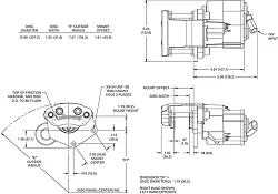 Zacisk hamulcowy 1 tłoczkowy Wilwood 120-15688 Electric Parking Brake lewy czarny