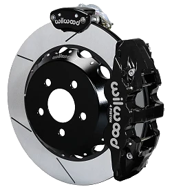 Wilwood 140-13888 AERO4-MC4 Big Brake Parking Zestaw hamulcowy tylny 14.00 czarny Ford