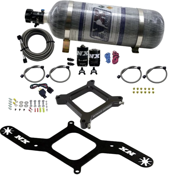 4150 Assassin Plate Gasoline RNC 250-750Hp with 12Lb Carbon Bottle Nitrous Express NX 67140-12