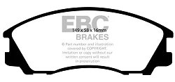 DP1531 Klocki hamulcowe ULTIMAX2 EBC Brakes Hyundai Terracan