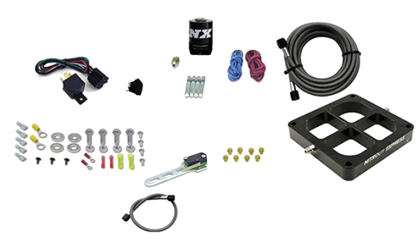 Billet Crossbar Plate System Dry Single Stage 100-500HP 4500 Flange without Bottle Nitrous Express NX 66147-00