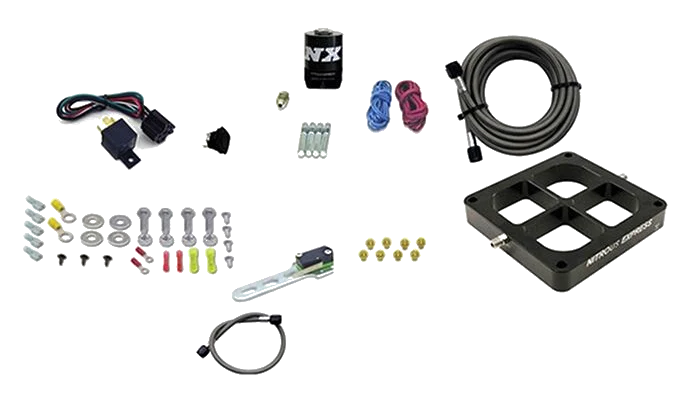 Billet Crossbar Plate System Dry Single Stage 100-500HP 4500 Flange without Bottle Nitrous Express NX 66147-00