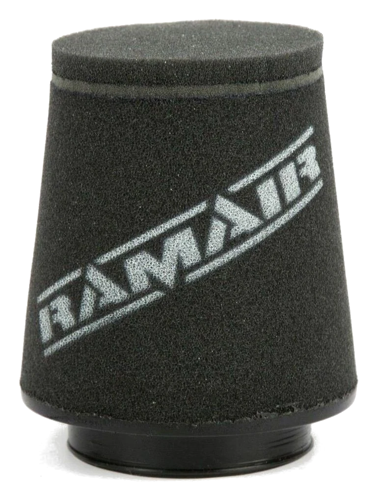 Uniwersalny stożkowy filtr powietrza Ramair CC-117 śr. 80mm asymetryczny wlot