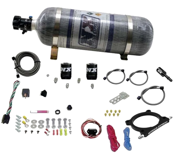 Plate High Output System 50-250Hp with 12Lb Bottle for Ford Coyote 5.0L / Godzilla 7.3L Nitrous Express NX 20951-12