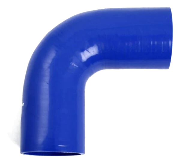 Wąż silikonowy niebieski 90 stopni 3,125" (80mm)