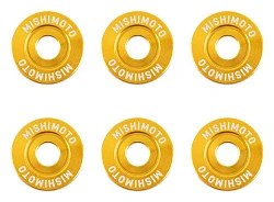 Ozdobne śrubki i podkładki Mishimoto Fender Washer Kit małe złote