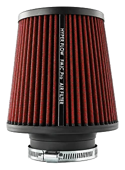Stożkowy filtr powietrza FMIC.Pro dł. 150mm średnica montażowa 102mm czerwony