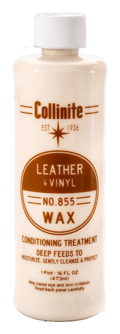 COLLINITE 855 Leather and Vinyl Wax odżywka do skóry i winylu 473ml