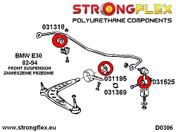 031195A: Tuleja wahacza przedniego SPORT BMW e30