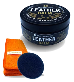 Leather Expert Leather Expert Balm balsam do pielęgnacji i impregnacji skóry 300 ml z aplikatorem i mikrofibrą