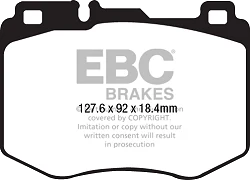 DPX2210 Klocki hamulcowe ULTIMAX2 EBC Brakes Mercedes-Benz EClass W213 E300 EClass W213 E300 de TD EClass W213 E350 TD EClass W213 E350e EClass Cabriolet A238 E300 EClass Cabriolet A238 E350
