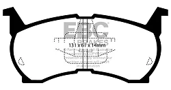 DP490 Klocki hamulcowe ULTIMAX2 EBC Brakes Mazda 626 Capella