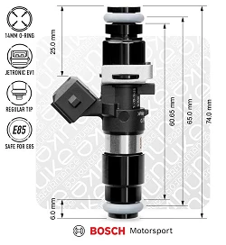 Nuke Performance Bosch Injector 1462cc 65mm EV14L