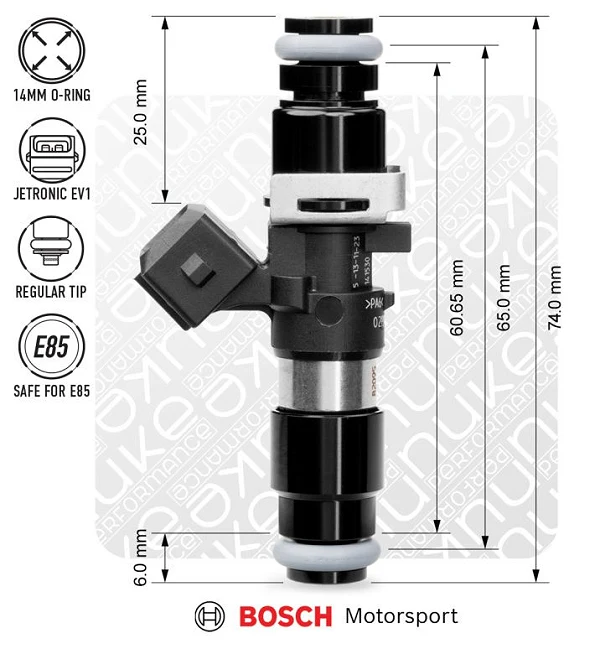 Nuke Performance Bosch Injector 1462cc 65mm EV14L