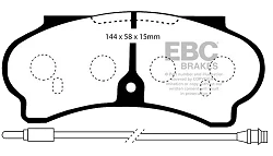 DP652 Klocki hamulcowe ULTIMAX2 EBC Brakes Peugeot COMMERCIAL J9