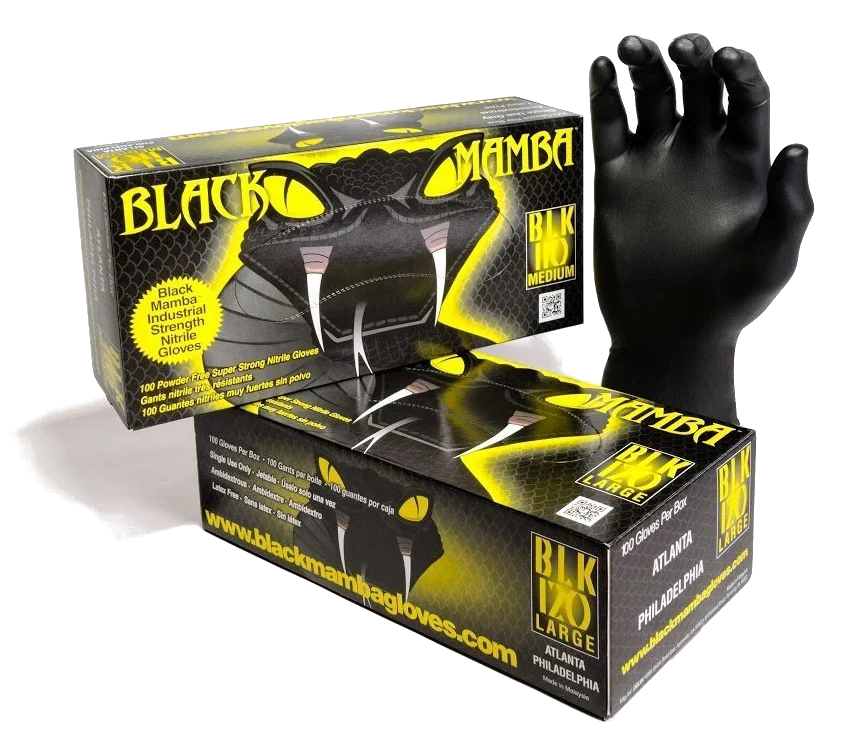 BLACK MAMBA Nitrile Gloves SIZE M