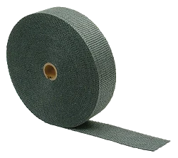 Black Glass Fiber Exhaust Wrap - 5cm x 30m (2" x 100') DEI-10116