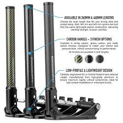 Nuke Performance Hydraulic Handbrake DriftSpec Pro Matte Carbon 360mm 14.17"