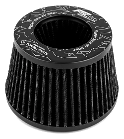 Stożkowy filtr powietrza FMIC.Pro dł. 100mm średnica montażowa 76mm czarny