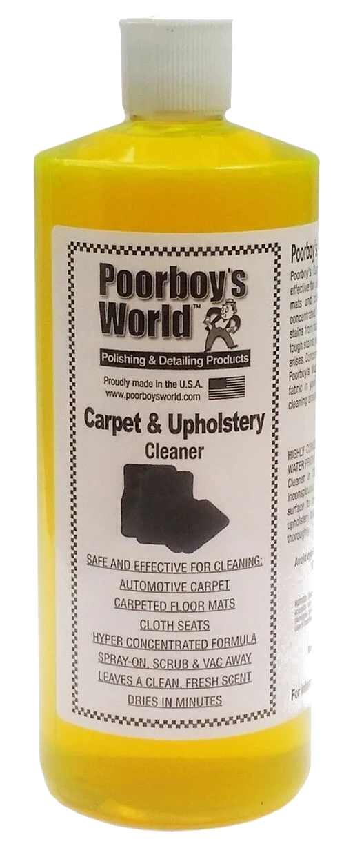 POORBOY'S WORLD Carpet and Upholstery Cleaner do usuwania zabrudzeń plam z tkanin 946ml