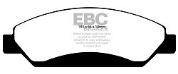 DP61742 Klocki hamulcowe GREENSTUFF EBC Brakes Cadillac Escalade Chevrolet Avalanche Tahoe 2WD Tahoe 4WD GMC Yukon/Yukon Denali Yukon/Yukon Denali 1500 Cadillac Escalade Escalade ESV Escalad