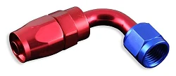 Końcówka 90' AN10 Swivel Czerwony