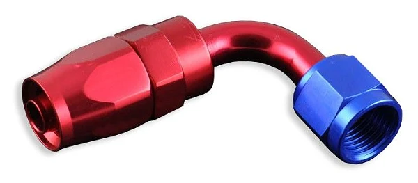 Końcówka 90' AN10 Swivel Czerwony