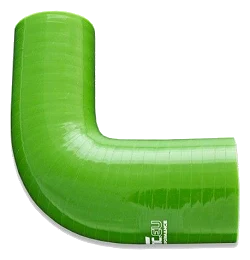 Silikonowe kolanko redukcyjne 90' 83/89mm Zielony - 009083/89-G