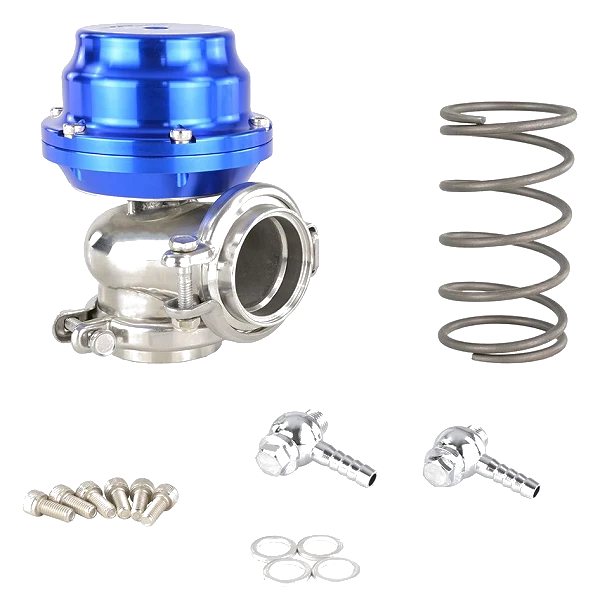 Wastegate JR.Spec V-BAND 44mm niebieski