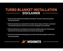 Koc termoizolacyjny na turbo Mishimoto Ford Mustang EcoBoost 15+ / Focus RS 16-19