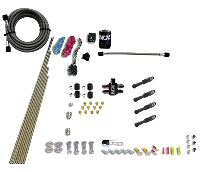Dry Direct Port Nozzle System 4 Cylinder without Bottle Nitrous Express NX 93046-00