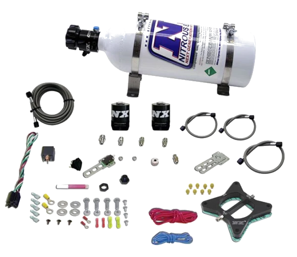 2 Valve Plate System With 5Lb Bottle for Ford Mustang 4.6L (50-150Hp) Nitrous Express NX 20946-05