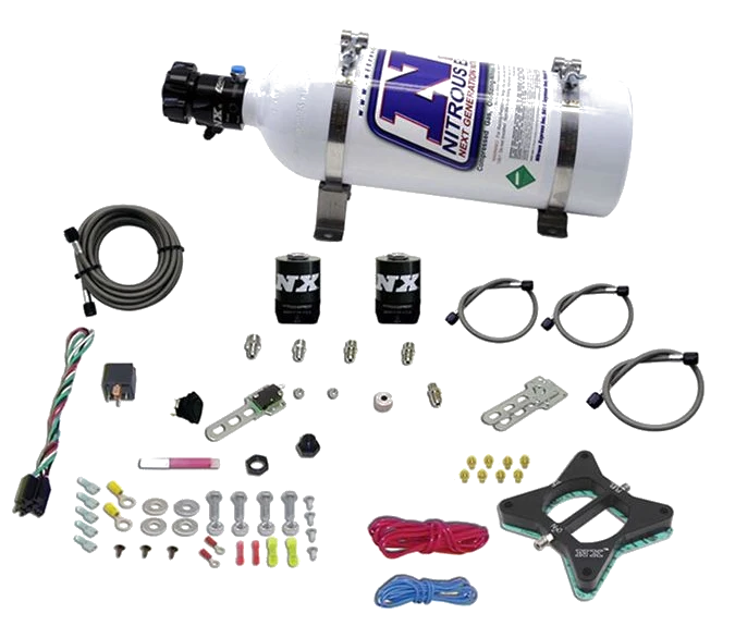 2 Valve Plate System With 5Lb Bottle for Ford Mustang 4.6L (50-150Hp) Nitrous Express NX 20946-05