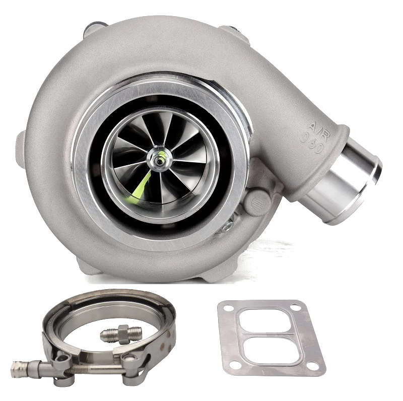 Turbosprężarka Pulsar PSR 3076 Gen2 750HP .85 T4 Twin Scroll Wlot 3" V-Band Wylot Łożyska kulkowe