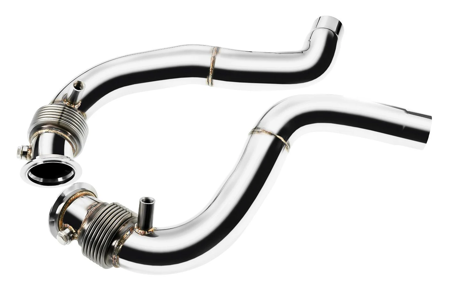 Downpipe FMIC.Pro BMW F86 X6 M 4.4L S63B 2013-2018
